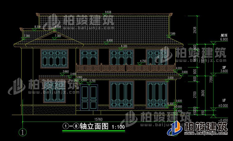 正立面图